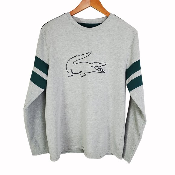 Lacoste Sleepwear Long Sleeve Jersey Sweatshirt - Picture 1 of 6